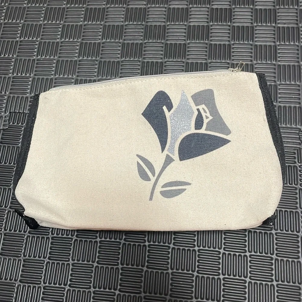 Lancôme canvas makeup, cosmetics bag